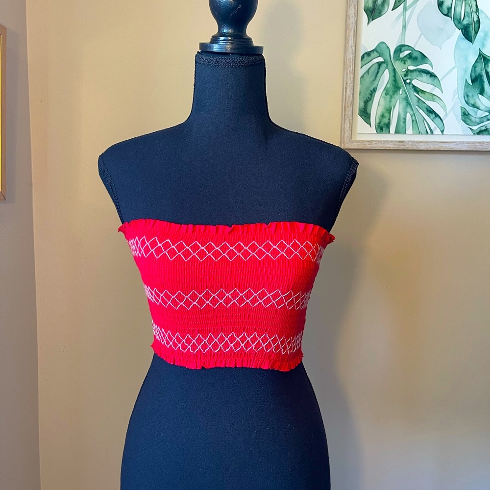 Garage Red Crop Top